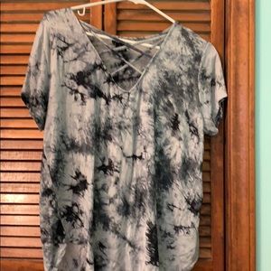 Marble. Ropes cross on the chest